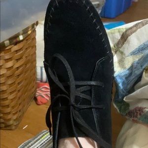 NEW Aerosole Black Suede Booties